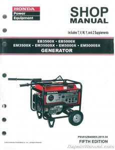 Honda EB3500X 5000XK0 K1 EM3500 EM5000 Generator Shop Manual 001 229x300 1